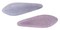 Czechmate 16mm X 5mm X 3mm Dagger Glass Czech Two Hole Bead, Luster - Op Amethyst